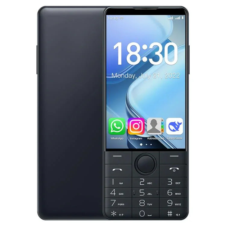 دووف R70 هاتف بلوحة مفاتيح، 6GB+128GB، شاشة 4 بوصة أندرويد 13 Mediatek MT6762 ثماني النواة، شبكة: 4G، يدعم متجر جوجل، بدون كاميرا، بدون كاميرا