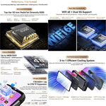 بلاكفيو XPLORE 2، 16 جيجابايت + 1 تيرابايت، شاشة 6.73 بوصة، أندرويد 15، Dimensity 8300 MT6897 ثماني النواة، شبكة: 5G، OTG، NFC، XPLORE 2، 16 جيجابايت + 1 تيرابايت