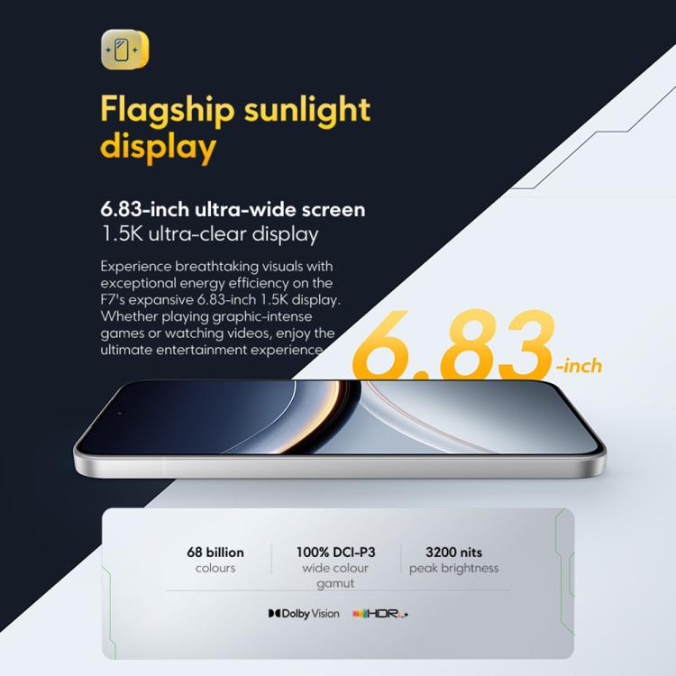 شاومي بوكو F7 العالمي، 12GB+256GB، بصمة إصبع مدمجة في الشاشة، شاشة 6.83 بوصة، شاومي HyperOS 2، سنابدراجون 8s الجيل الرابع ثماني النواة، NFC، شبكة: 5G، 12GB+256GB