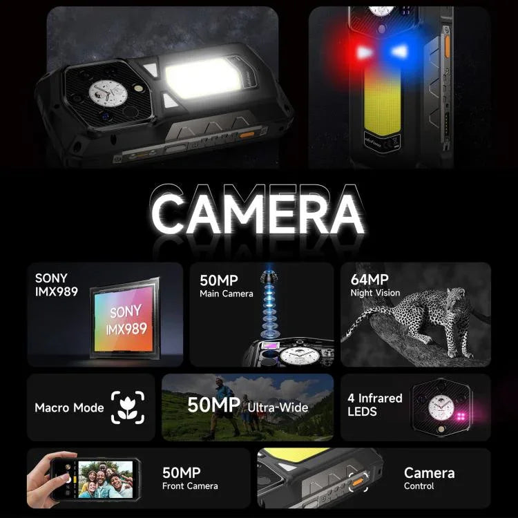 Ulefone Armor 29 Pro النسخة الحرارية هاتف متين، 16GB+512GB، رؤية ليلية، شاشة 6.67 بوصة + 1.04 بوصة، أندرويد 15، MediaTek Dimensity 7400 ثماني النواة، شبكة: 5G، OTG، NFC، Armor 29 Pro النسخة الحرارية