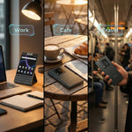 يونيهيرتز تايتان 2 هاتف بلوحة مفاتيح QWERTY فعلية، 12GB+512GB، بصمة إصبع، شاشة 4.5 بوصة + 2 بوصة، أندرويد 15، Dimensity 7300 5G ثماني النواة، شبكة: 5G، NFC، OTG