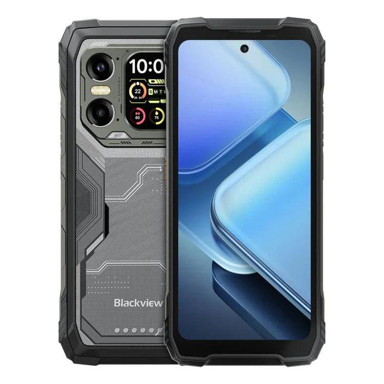 هاتف Blackview XPLORE 1، 12GB+256GB، شاشة 6.78 بوصة أندرويد 15 Dimensity 7050 MT8791V/HZA ثماني النواة، شبكة: 5G، OTG، NFC، XPLORE 1 12GB+256GB