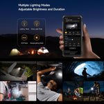 هاتف Ulefone Armor 34 Pro+ المتين مع جهاز عرض، 16GB+512GB، رؤية ليلية، IP68/IP69K، شاشة 6.95 بوصة أندرويد 15 MediaTek Dimensity 7400X ثماني النواة، شبكة: 5G، NFC، OTG، Armor 34 Pro+