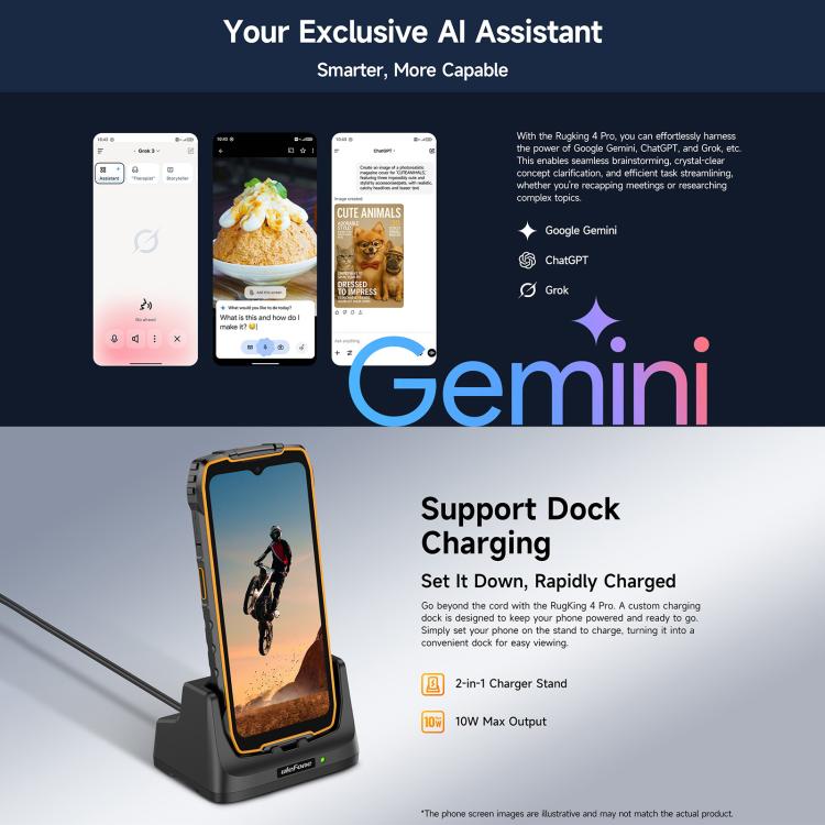 يوليفون روج كينج 4 برو، 8GB+256GB، هاتف متين بمعيار IP68/IP69K، شاشة 6.56 بوصة، أندرويد 15، Unisoc T7250 ثماني النواة، شبكة: 4G، NFC، OTG، روج كينج 4 برو، 8GB+256GB
