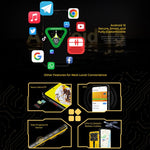 هاتف Oukitel WP60 المتين، 12 جيجابايت + 512 جيجابايت، رؤية ليلية، كاميرا 108 ميجابكسل، بصمة جانبية، 7.2 بوصة أندرويد 15 MediaTek Dimensity 7025 ثماني النواة، NFC، OTG، شبكة: 5G، 12 جيجابايت + 512 جيجابايت