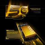 هاتف Oukitel WP60 المتين، 12 جيجابايت + 512 جيجابايت، رؤية ليلية، كاميرا 108 ميجابكسل، بصمة جانبية، 7.2 بوصة أندرويد 15 MediaTek Dimensity 7025 ثماني النواة، NFC، OTG، شبكة: 5G، 12 جيجابايت + 512 جيجابايت