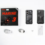Blackview Oscal Marine 3، 8 جيجابايت + 128 جيجابايت، 6.56 بوصة أندرويد 15 Unisoc UMS9230E T615 ثماني النواة، شبكة: 4G، OTG، NFC، 8 جيجابايت + 128 جيجابايت