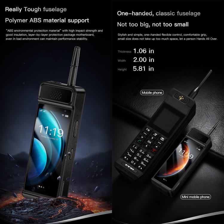 SOYES W88 Pro، 4 جيجابايت + 64 جيجابايت، بطارية 4600 مللي أمبير، 4.0 بوصة أندرويد 12 MTK6739CW رباعي النواة، شبكة: 4G، OTG، شريحتي اتصال، W88 Pro، 4 جيجابايت + 64 جيجابايت