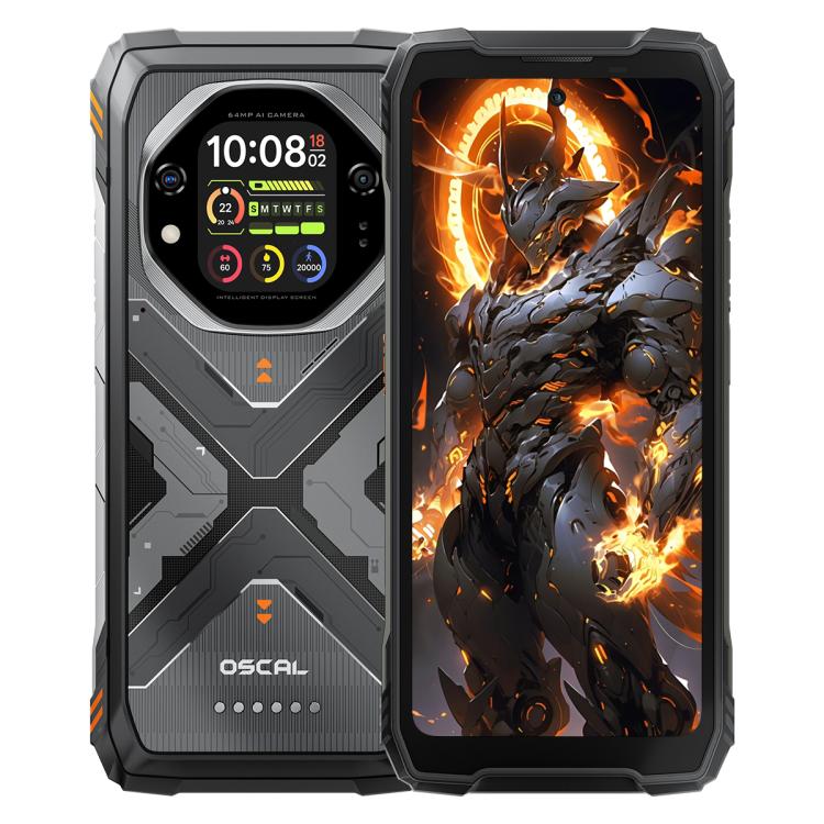 بلاكفيو أوسكال تانك 1، 12GB+256GB، شاشة 6.78 بوصة أندرويد 15 DokeOS 4.2 ميدياتك Dimensity 7050 ثماني النواة، شبكة: 5G، OTG، NFC، 12GB+256GB