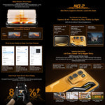 بلاكفيو أوسكال فورت 5، 12GB+256GB، شاشة 6.78 بوصة أندرويد 16 ميدياتك MT8781 Helio G100 ثماني النواة، شبكة: 4G، OTG، NFC
