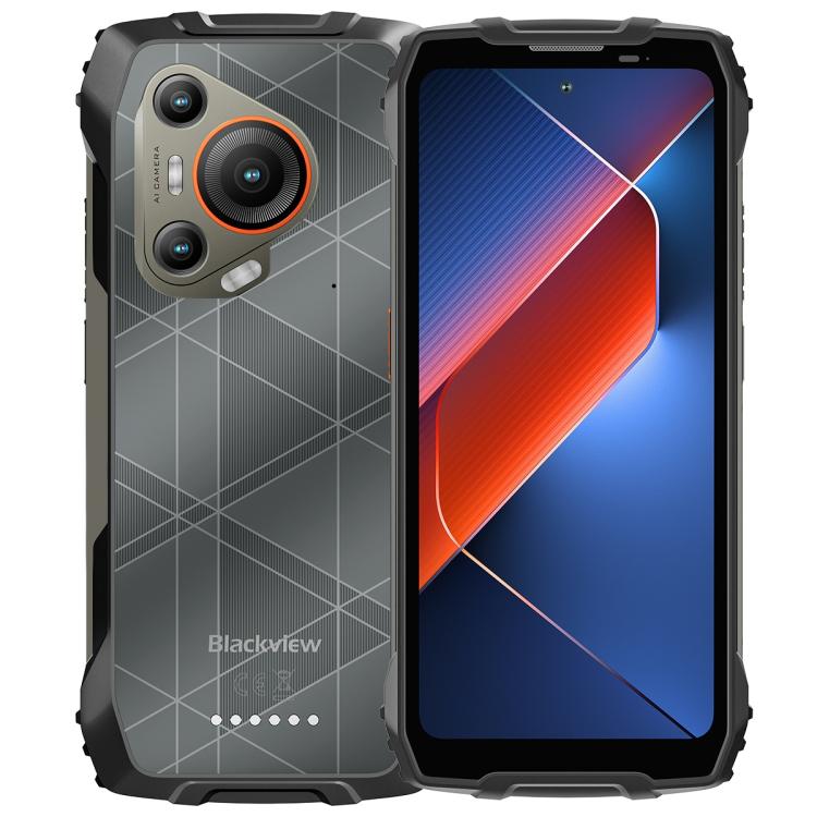 هاتف بلاكفيو BL7000 مقاوم، 8GB+512GB، شاشة 6.78 بوصة أندرويد 15 ميدياتك Dimensity 6300 ثماني النواة، شبكة: 5G، NFC، OTG، 8GB+512GB
