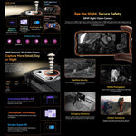 هاتف بلاكفيو BL7000 مقاوم، 8GB+512GB، شاشة 6.78 بوصة أندرويد 15 ميدياتك Dimensity 6300 ثماني النواة، شبكة: 5G، NFC، OTG، 8GB+512GB