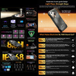 هاتف بلاكفيو BL7000 مقاوم، 8GB+512GB، شاشة 6.78 بوصة أندرويد 15 ميدياتك Dimensity 6300 ثماني النواة، شبكة: 5G، NFC، OTG، 8GB+512GB