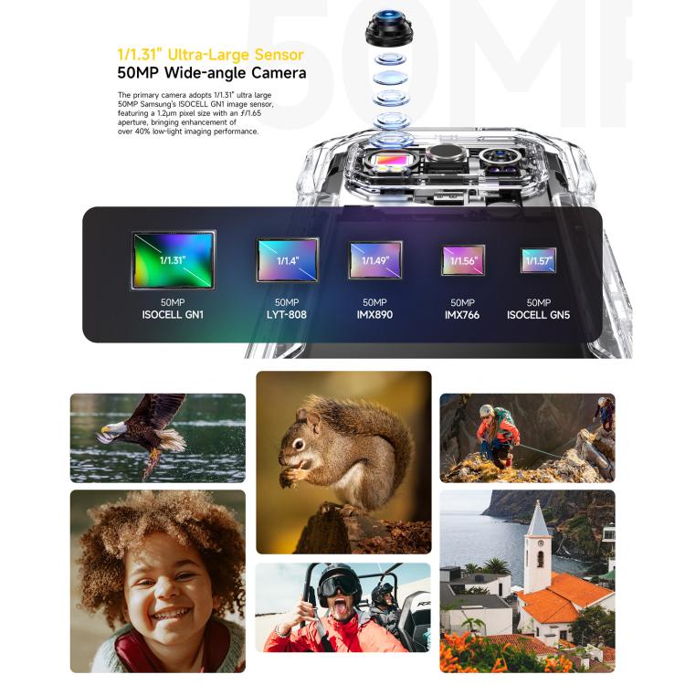 هاتف Ulefone Armor 27T+ المتين، 12 جيجابايت+256 جيجابايت، كاميرا حرارية، رؤية ليلية، بطارية 10600 مللي أمبير، شاشة 6.78 بوصة أندرويد 14، MediaTek Helio G99 ثماني النواة، شبكة: 4G، NFC، OTG، Armor 27T+