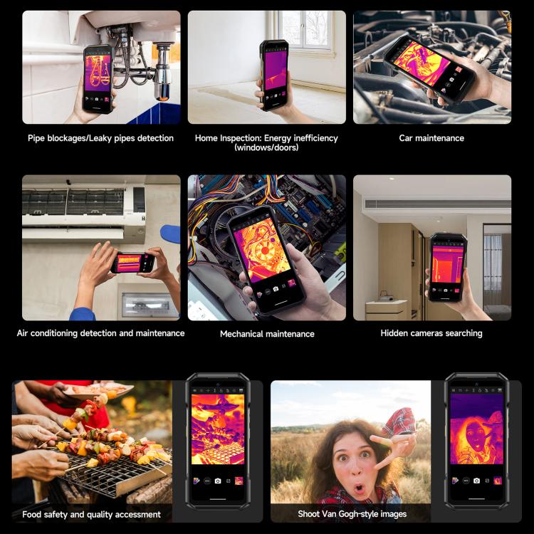 هاتف Ulefone Armor 27T+ المتين، 12 جيجابايت+256 جيجابايت، كاميرا حرارية، رؤية ليلية، بطارية 10600 مللي أمبير، شاشة 6.78 بوصة أندرويد 14، MediaTek Helio G99 ثماني النواة، شبكة: 4G، NFC، OTG، Armor 27T+