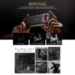 هاتف Ulefone Armor 27T+ المتين، 12 جيجابايت+256 جيجابايت، كاميرا حرارية، رؤية ليلية، بطارية 10600 مللي أمبير، شاشة 6.78 بوصة أندرويد 14، MediaTek Helio G99 ثماني النواة، شبكة: 4G، NFC، OTG، Armor 27T+