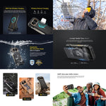 هاتف Ulefone Armor 27T+ المتين، 12 جيجابايت+256 جيجابايت، كاميرا حرارية، رؤية ليلية، بطارية 10600 مللي أمبير، شاشة 6.78 بوصة أندرويد 14، MediaTek Helio G99 ثماني النواة، شبكة: 4G، NFC، OTG، Armor 27T+