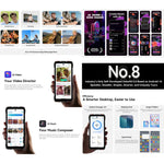 هاتف بلاكفيو ROCK 3 المتين، كاميرا تصوير حراري، 8GB+256GB، شاشة 6.78 بوصة، أندرويد 16، MT8781 Helio G100 ثماني النواة، شبكة: 4G، OTG، NFC