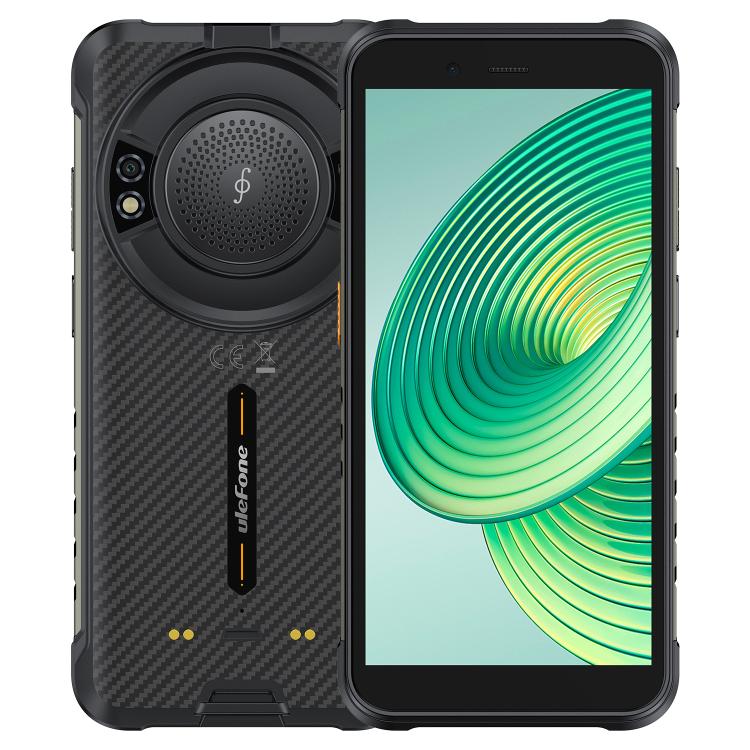 هاتف Ulefone RugKing المتين، 8GB+128GB، IP68/IP69K، شاشة 5.99 بوصة، أندرويد 15، Unisoc T7255 ثماني النواة، شبكة: 4G، NFC، OTG، RugKing، 8GB+128GB