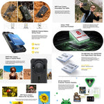 هاتف Ulefone RugKing المتين، 8GB+128GB، IP68/IP69K، شاشة 5.99 بوصة، أندرويد 15، Unisoc T7255 ثماني النواة، شبكة: 4G، NFC، OTG، RugKing، 8GB+128GB