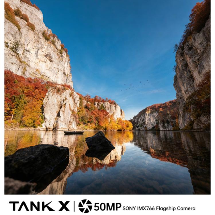 هاتف Unihertz 8849Tank X المتين مع بروجكتور، 16 جيجابايت + 512 جيجابايت، بصمة جانبية، رؤية ليلية، شاشة 6.78 بوصة، أندرويد 15، MediaTek Dimensity 8200 ثماني النواة، شبكة: 5G، NFC، Tank X 16 جيجابايت + 512 جيجابايت