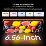 بلاك فيو WAVE 7C، 4 جيجابايت + 128 جيجابايت، شاشة 6.56 بوصة، أندرويد 16، Unisoc UMS312 Tiger T310 رباعي النواة، شبكة: 4G، OTG، 4 جيجابايت + 128 جيجابايت