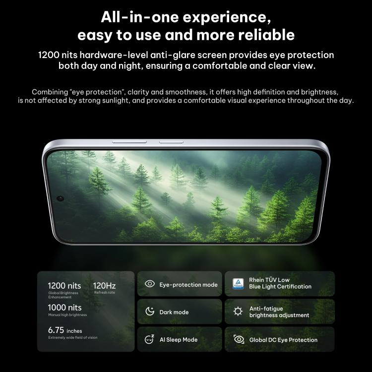 فيفو Y500i، 12GB+512GB، بصمة جانبية، شاشة 6.75 بوصة أندرويد 16 OriginOS 6 سناب دراجون 4 الجيل الرابع ثماني النواة، OTG، NFC، شبكة: 5G، 12GB+512GB