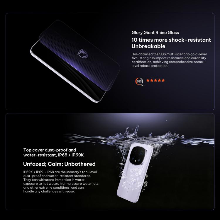 هونر ماجيك8 RSR تصميم بورشه، 16GB+512GB، بصمة ثلاثية الأبعاد بالموجات فوق الصوتية، شاشة 6.71 بوصة MagicOS 10.0 / أندرويد 16 سنابدراجون 8 إيليت الجيل 5 ثماني النواة، شبكة: 5G، NFC، OTG، 16GB+512GB