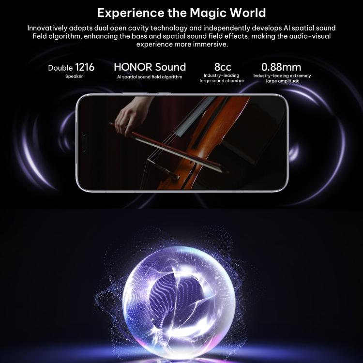 هونر ماجيك8 RSR تصميم بورشه، 16GB+512GB، بصمة ثلاثية الأبعاد بالموجات فوق الصوتية، شاشة 6.71 بوصة MagicOS 10.0 / أندرويد 16 سنابدراجون 8 إيليت الجيل 5 ثماني النواة، شبكة: 5G، NFC، OTG، 16GB+512GB