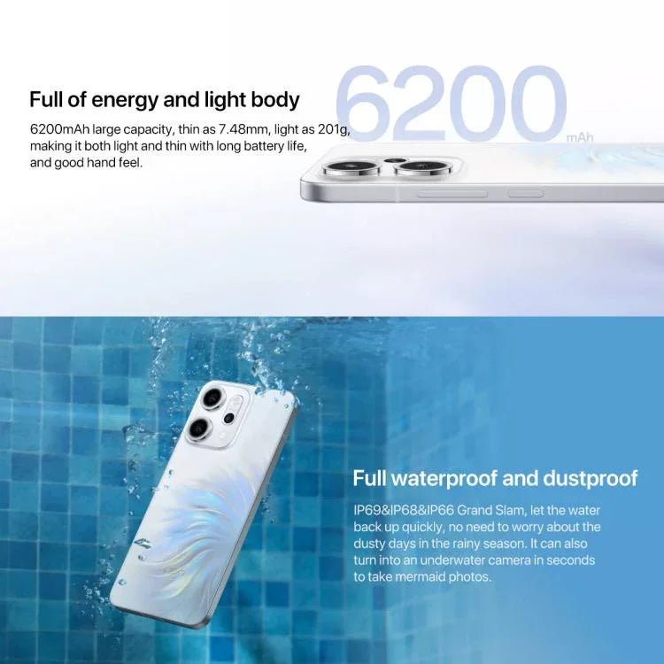 هاتف OPPO Reno14 Pro الذكي، 16 جيجابايت + 1 تيرابايت، بصمة على الشاشة، شاشة 6.83 بوصة ColorOS 15.0، Dimensity 8450 ثماني النواة، NFC، OTG، شبكة: 5G، 16 جيجابايت + 1 تيرابايت