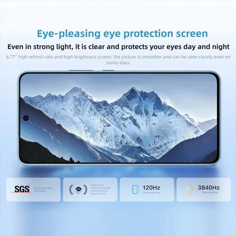 فيفو Y500، 8GB+128GB، شاشة 6.77 بوصة أندرويد 15 OriginOS 5 Dimensity 7300 ثماني النواة، OTG، NFC، شبكة: 5G، 8GB+128GB