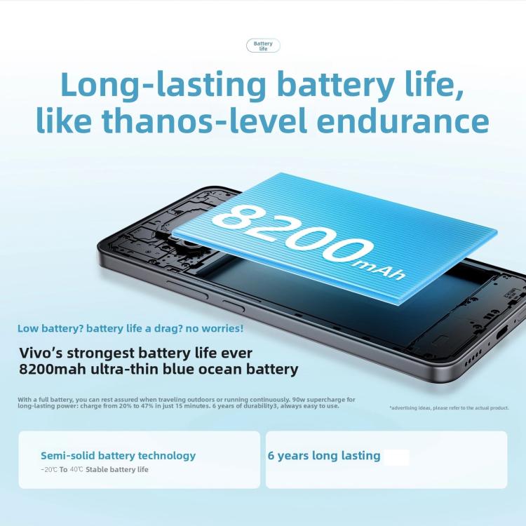 فيفو Y500، 12GB+512GB، شاشة 6.77 بوصة أندرويد 15 OriginOS 5 Dimensity 7300 ثماني النواة، OTG، NFC، شبكة: 5G، 12GB+512GB