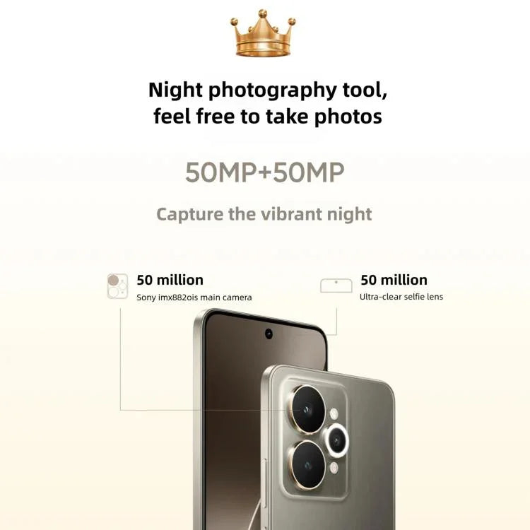 Realme 15، 8GB+256GB، شاشة 6.77 بوصة، Realme UI 6.0 أندرويد 15، MediaTek Dimensity 7300+ ثماني النواة، NFC، شبكة: 5G، 8GB+256GB