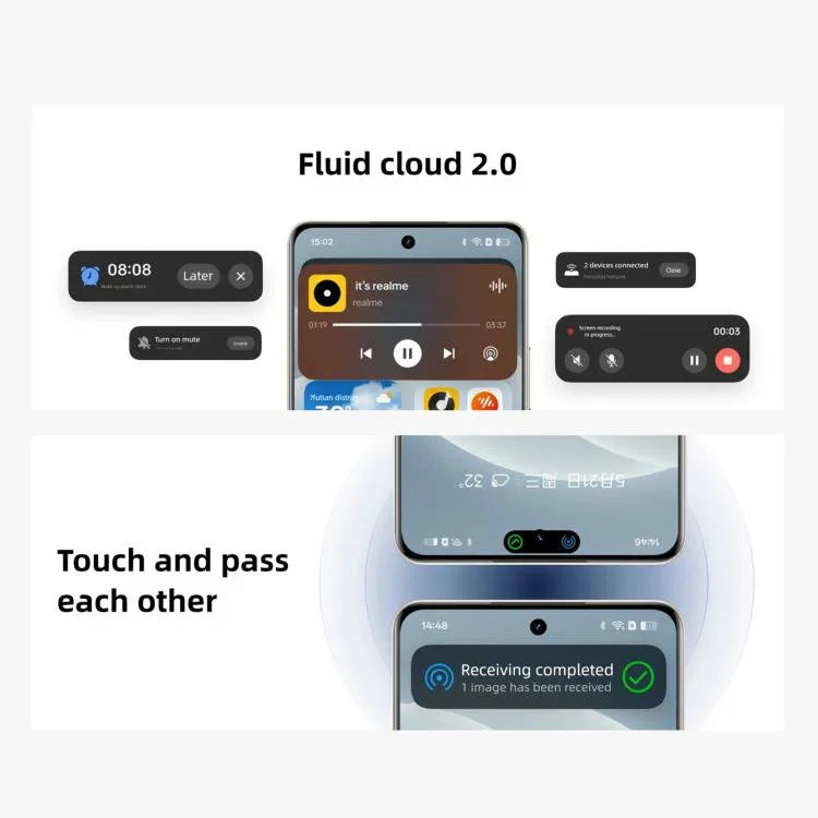 Realme 15 Pro، 12GB+256GB، شاشة 6.8 بوصة، Realme UI 6.0 أندرويد 15، سناب دراجون 7 الجيل ثماني النواة، NFC، شبكة: 5G، 12GB+256GB