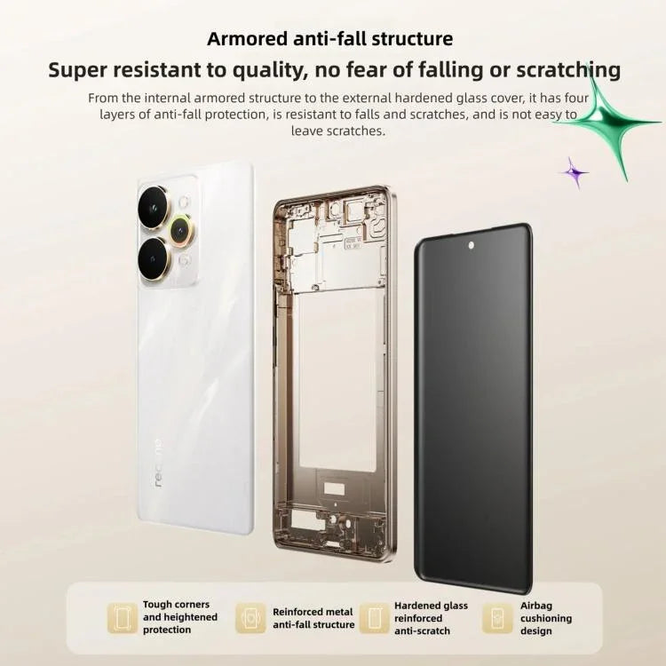 Realme 15 Pro, 16GB+512GB, 6.8 inch Realme UI 6.0 Android 15 Snapdragon 7 Gen 4 Octa Core, NFC, Network: 5G, 16GB+512GB