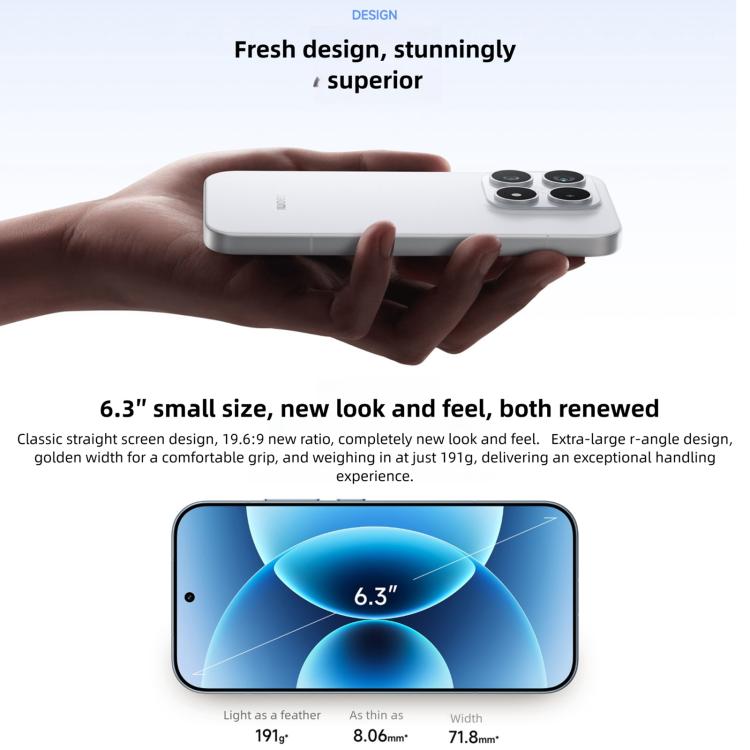 Xiaomi 17، 12GB+256GB، بصمة إصبع فوق صوتية ثلاثية الأبعاد، شاشة 6.3 بوصة، Xiaomi HyperOS 3، سناب دراجون 8 إيليت الجيل 5 ثماني النواة، NFC، شبكة: 5G، 12GB+256GB