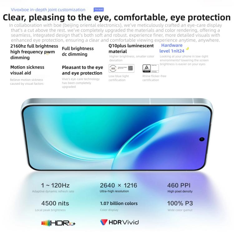 فيفو X300، 16 جيجابايت + 1 تيرابايت، شاشة 6.31 بوصة، OriginOS 6، أندرويد 16، Dimensity 9500 ثماني النواة، OTG، NFC، شبكة: 5G، 16 جيجابايت + 1 تيرابايت