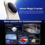 هاتف Honor Magic8 Pro، 12GB+256GB، بصمة شاشة، شاشة 6.71 بوصة، MagicOS 10.0 / أندرويد 16، Snapdragon 8 Elite الجيل الخامس ثماني النواة، شبكة: 5G، NFC، OTG، 12GB+256GB
