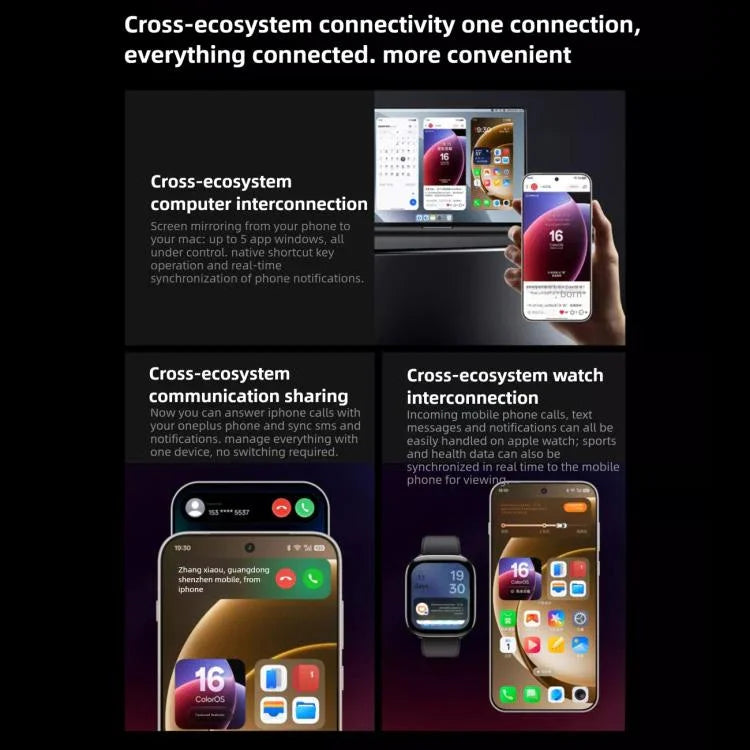 ون بلس 15، 12GB+512GB، التعرف على بصمة الشاشة، شاشة 6.78 بوصة، ColorOS 16.0، سناب دراجون 8 إيليت الجيل الخامس ثماني النواة، NFC، شبكة: 5G، 12GB+512GB