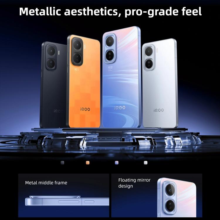 هاتف vivo iQOO Neo11، 16GB+256GB، التعرف على الوجه / بصمة الشاشة، شاشة 6.82 بوصة أندرويد 16 OriginOS 6 معالج Snapdragon 8 Elite ثماني النواة، OTG، NFC، شبكة: 5G، iQOO Neo11، 16GB+256GB