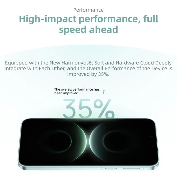 هواوي ميت 80، 12 جيجابايت + 256 جيجابايت، بصمة جانبية، 6.75 بوصة HarmonyOS 6.0 كيرين 9020، NFC، OTG، لا يدعم جوجل بلاي، 12 جيجابايت + 256 جيجابايت