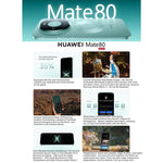 هواوي ميت 80، 12 جيجابايت + 512 جيجابايت، بصمة جانبية، 6.75 بوصة HarmonyOS 6.0 كيرين 9020، NFC، OTG، لا يدعم جوجل بلاي، 12 جيجابايت + 512 جيجابايت