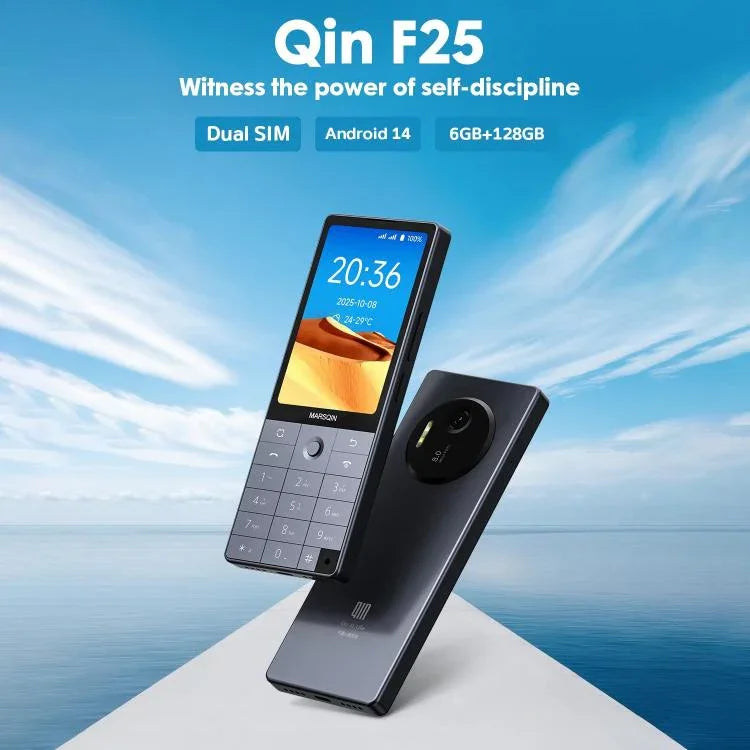 هاتف ذكي DUOQIN F25 بمفاتيح كبار السن، 6 جيجابايت + 128 جيجابايت، 3.54 بوصة أندرويد 14 MTK8786 ثماني النواة، شبكة: 4G