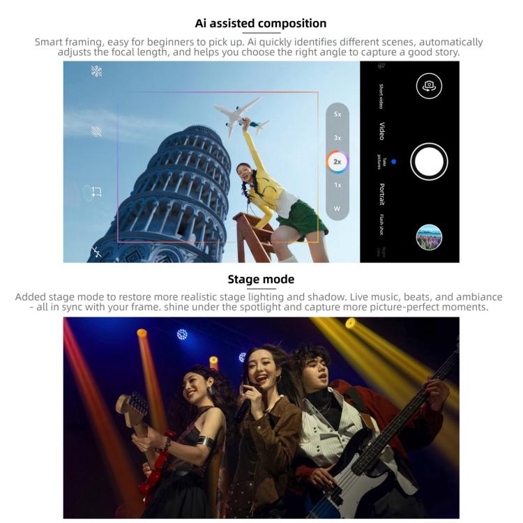Huawei nova 15 Pro، زجاج كونلون، 12 جيجابايت + 256 جيجابايت، التعرف على بصمة جانبية، 6.84 بوصة HarmonyOS 6.0 Kirin 9010S ثماني النواة، NFC، OTG، لا يدعم Google Play، زجاج كونلون، 12 جيجابايت + 256 جيجابايت