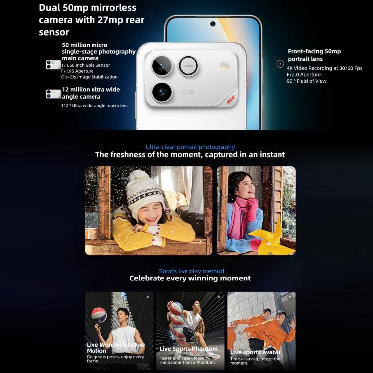 هونر WIN RT، 16GB+512GB، بصمة ثلاثية الأبعاد بالموجات فوق الصوتية، بطارية 10000mAh، شاشة 6.83 بوصة MagicOS 10.0 / أندرويد 16، معالج Snapdragon 8 Elite ثماني النواة، شبكة: 5G، NFC، OTG، 16GB+512GB