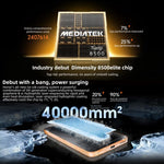هونر Power2، 12GB+256GB، بطارية 10080mAh، شاشة 6.79 بوصة MagicOS 10.0 / أندرويد 16، معالج Dimensity 8500 Elite ثماني النواة، شبكة: 5G، NFC، OTG، 12GB+256GB