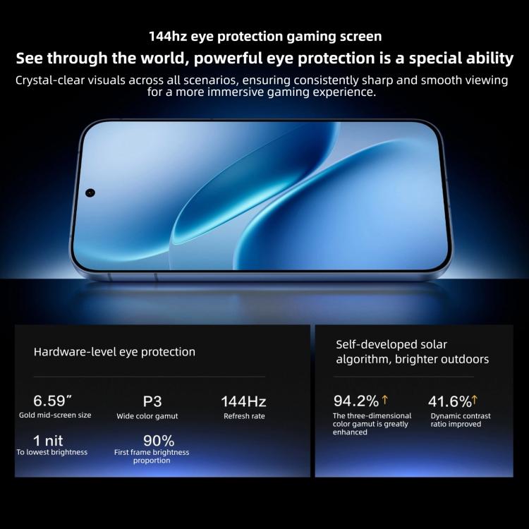 فيفو iQOO Z11 Turbo، 12GB+256GB، بصمة ثلاثية الأبعاد بالموجات فوق الصوتية، شاشة 6.59 بوصة أندرويد 16 OriginOS 6 سناب دراجون 8 الجيل الخامس ثماني النواة، OTG، NFC، شبكة: 5G، 12GB+256GB