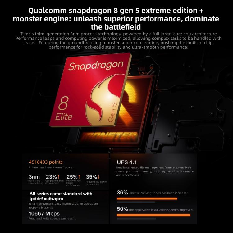 فيفو iQOO 15 ألترا، 16GB+1TB، بصمة ثلاثية الأبعاد بالموجات فوق الصوتية، شاشة 6.85 بوصة أندرويد 16 OriginOS 6 سنابدراجون 8 إيليت الجيل 5 ثماني النواة، OTG، NFC، شبكة: 5G، دعم جوجل بلاي، 16GB+1TB