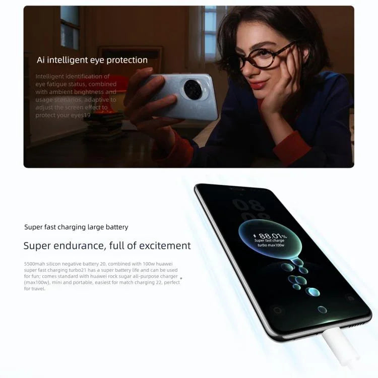 هواوي نوفا 14 برو، 12 جيجابايت + 512 جيجابايت، بصمة جانبية، شاشة 6.78 بوصة HarmonyOS 5.0، NFC، OTG، لا يدعم جوجل بلاي، 12 جيجابايت + 512 جيجابايت، نوفا 14 برو، 12 جيجابايت + 512 جيجابايت