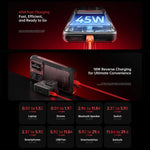 هاتف أوكيتيل WP300 المتين مع ساعة، 12GB+512GB، شاشة 6.8 بوصة، أندرويد 15، ميدياتيك Dimensity 7050 ثماني النواة، NFC، OTG، شبكة: 5G